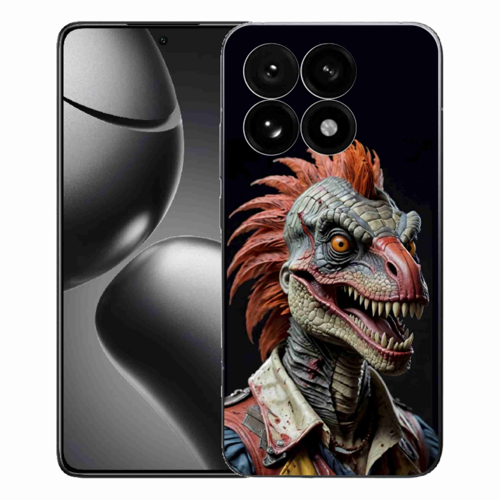 Gelový kryt mmCase na Xiaomi 15T - punk dinosaurus