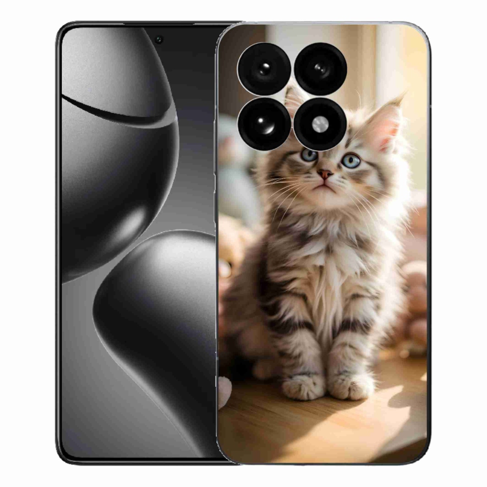 Gelový kryt mmCase na Xiaomi 15T - roztomilé kotě 10