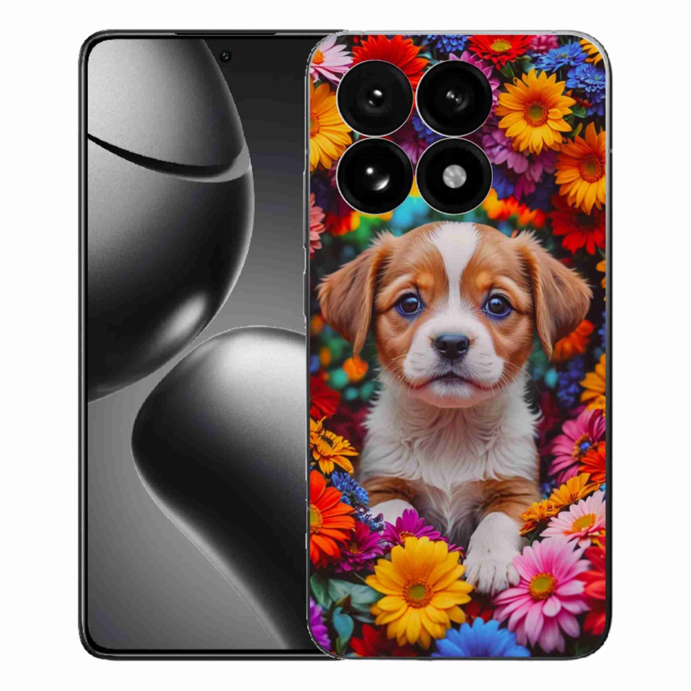 Gelový kryt mmCase na Xiaomi 15T - roztomilé štěně