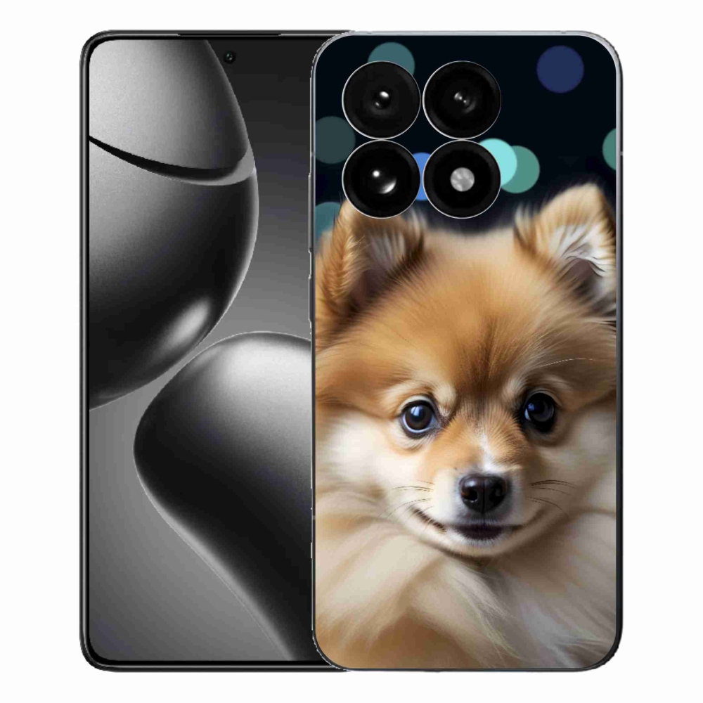 Gelový kryt mmCase na Xiaomi 15T - roztomilý pomeranian