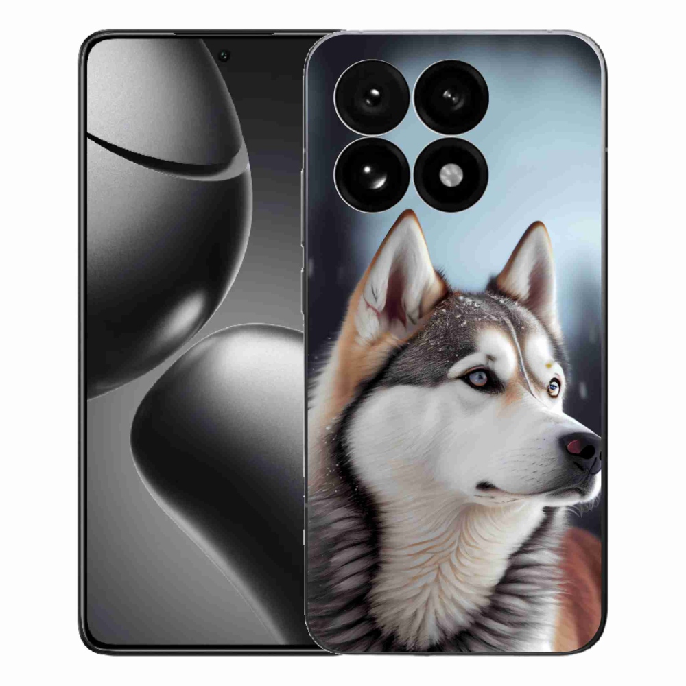 Gelový kryt mmCase na Xiaomi 15T - sibiřský husky