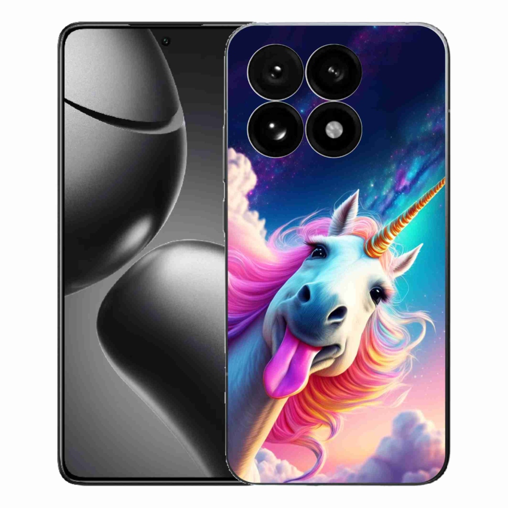Gelový kryt mmCase na Xiaomi 15T - šílený jednorožec