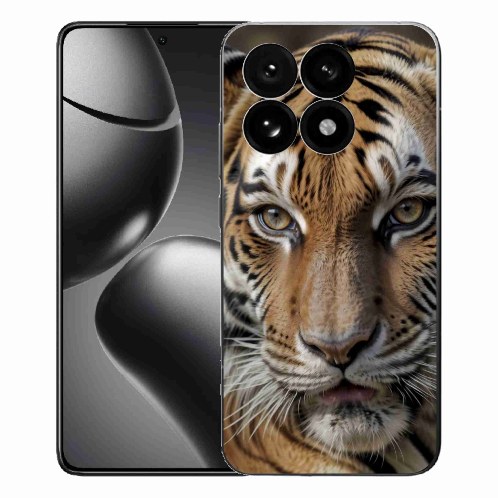 Gelový kryt mmCase na Xiaomi 15T - tygří pohled