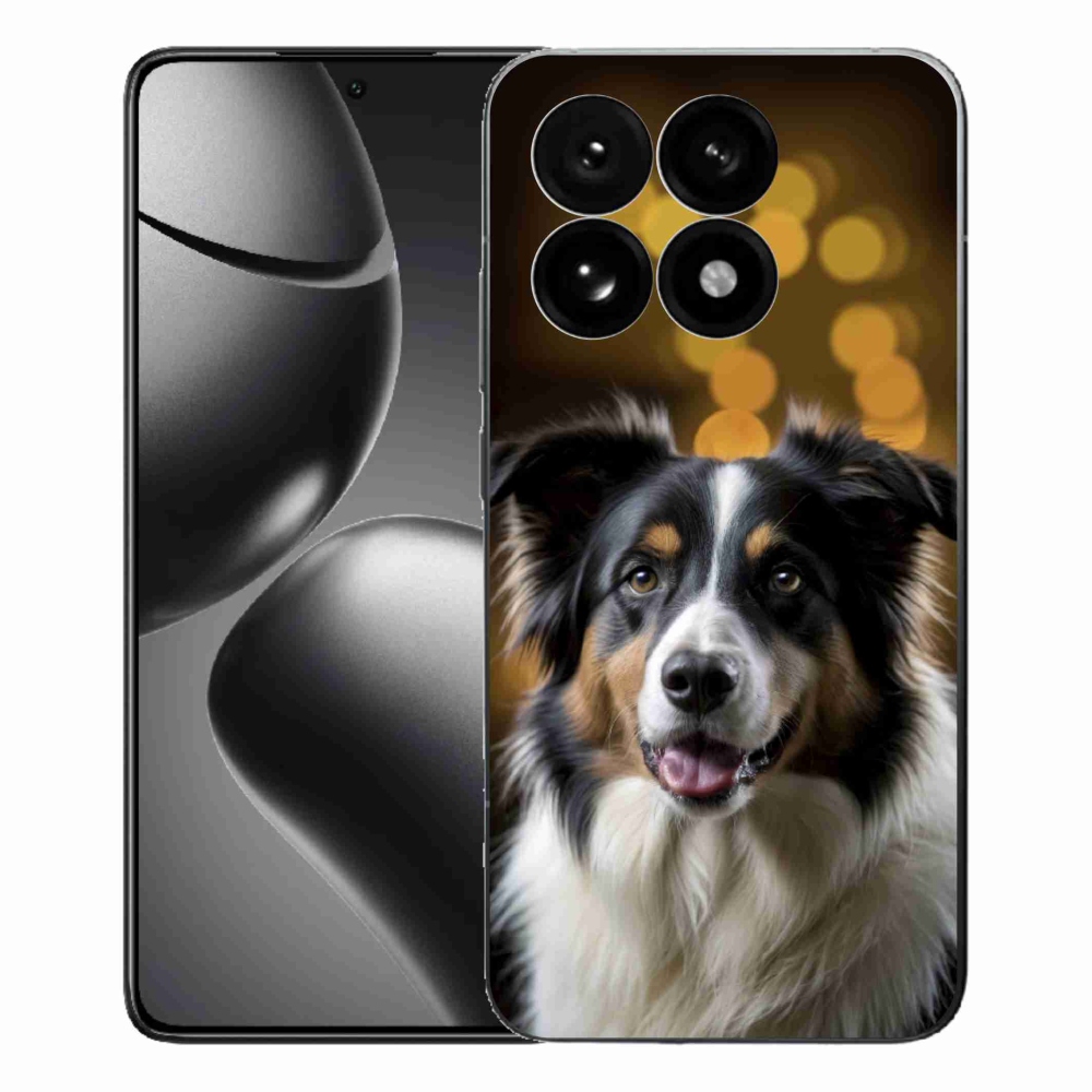 Gelový kryt mmCase na Xiaomi 15T - usměvavý australský ovčák