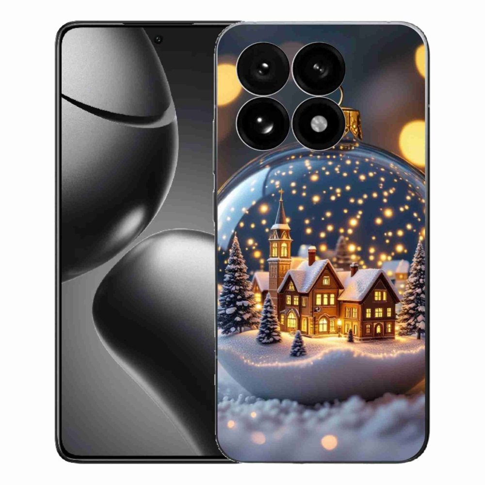 Gelový kryt mmCase na Xiaomi 15T - vánoční koule 4