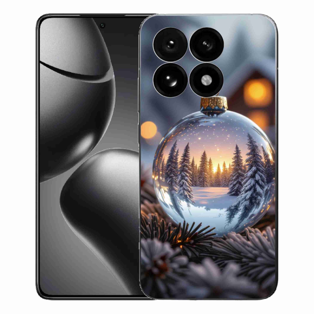 Gelový kryt mmCase na Xiaomi 15T - vánoční ozdoba