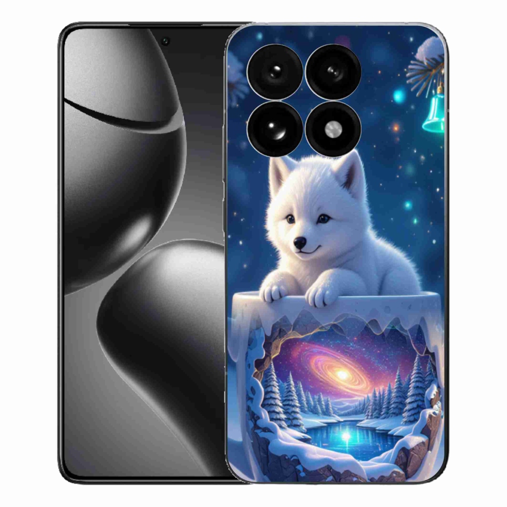 Gelový kryt mmCase na Xiaomi 15T - vánoční štěně