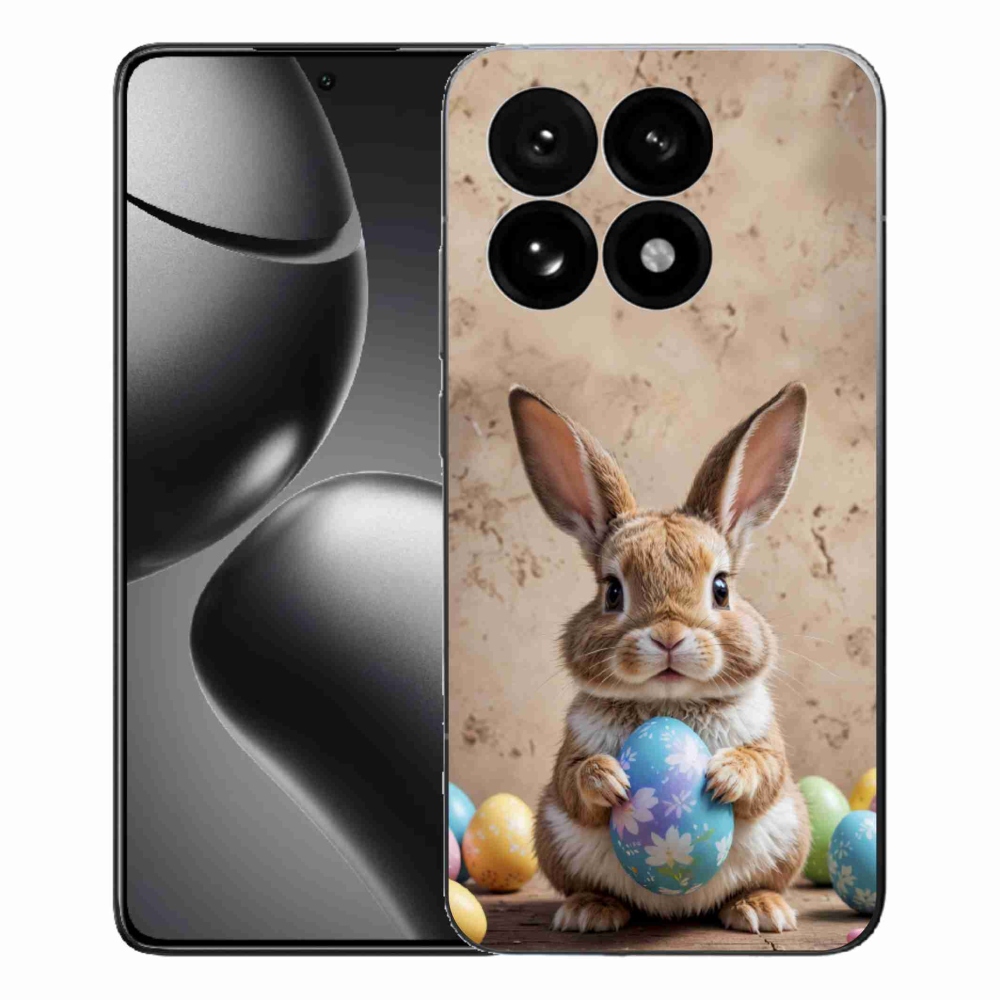 Gelový kryt mmCase na Xiaomi 15T - velikonoční králíček