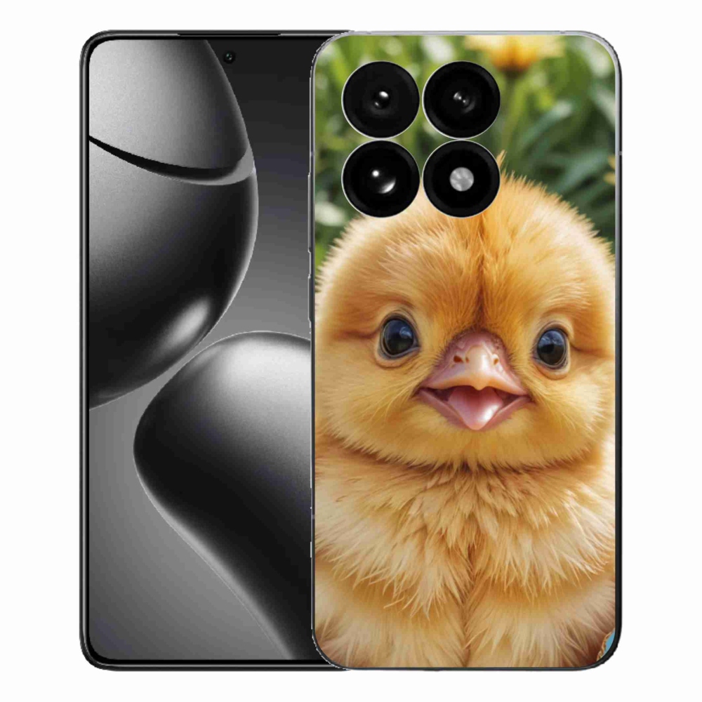 Gelový kryt mmCase na Xiaomi 15T - veselé kuřátko