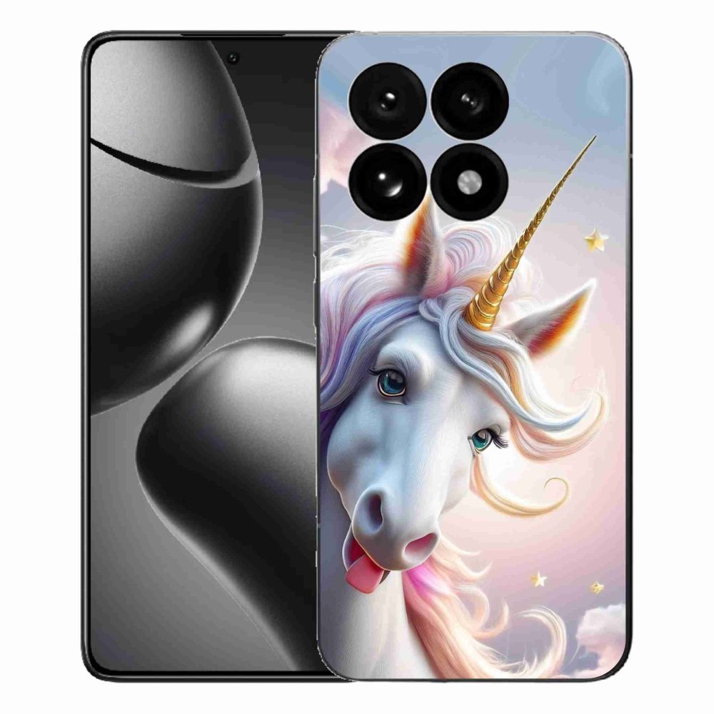 Gelový kryt mmCase na Xiaomi 15T - veselý jednorožec