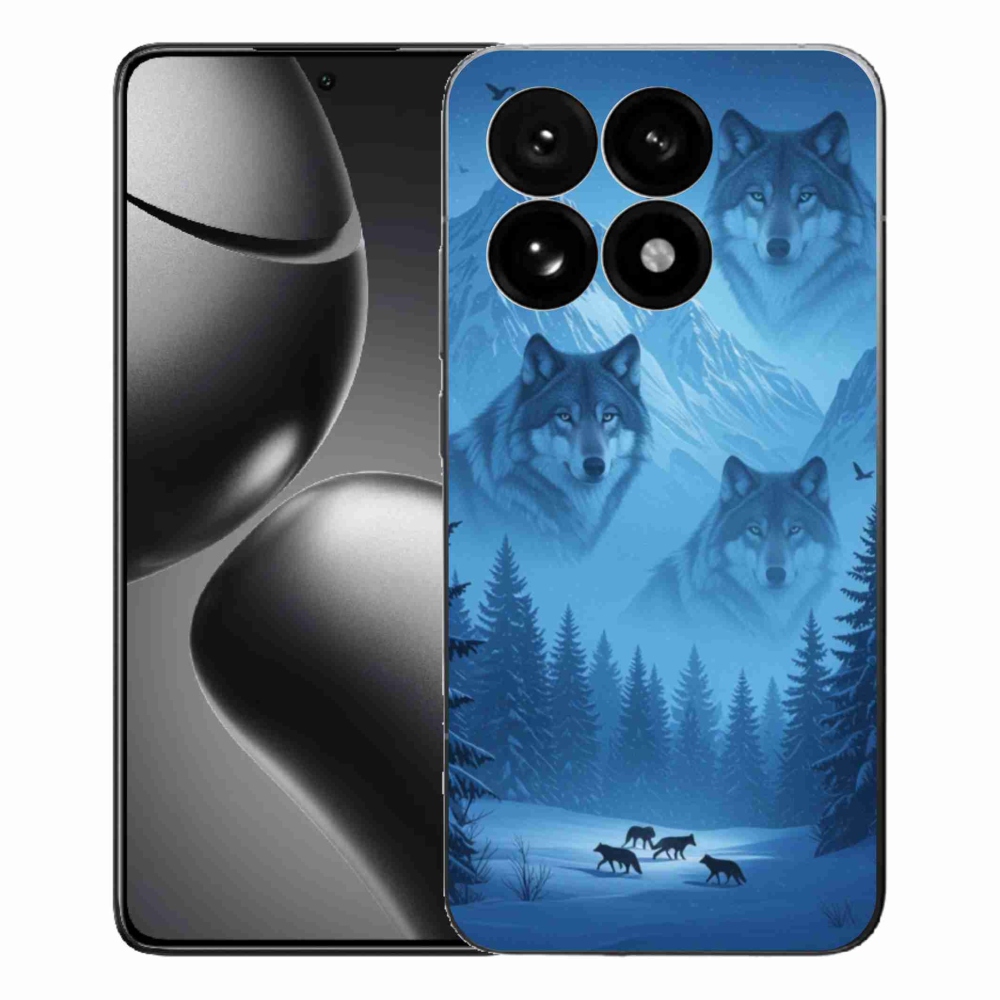 Gelový kryt mmCase na Xiaomi 15T - vlčí smečka