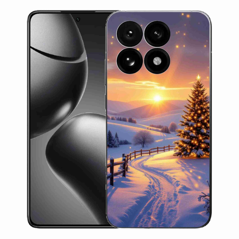 Gelový kryt mmCase na Xiaomi 15T - zimní krajina