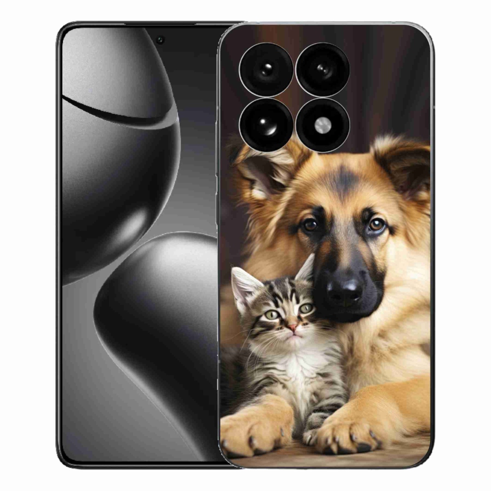 Gelový kryt mmCase na Xiaomi 15T - zvířecí přátelství