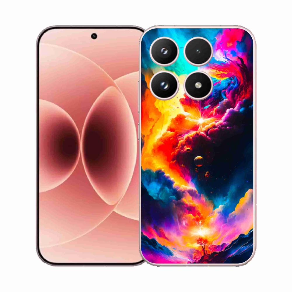 Gelový kryt mmCase na Xiaomi 17 - abstraktní motiv