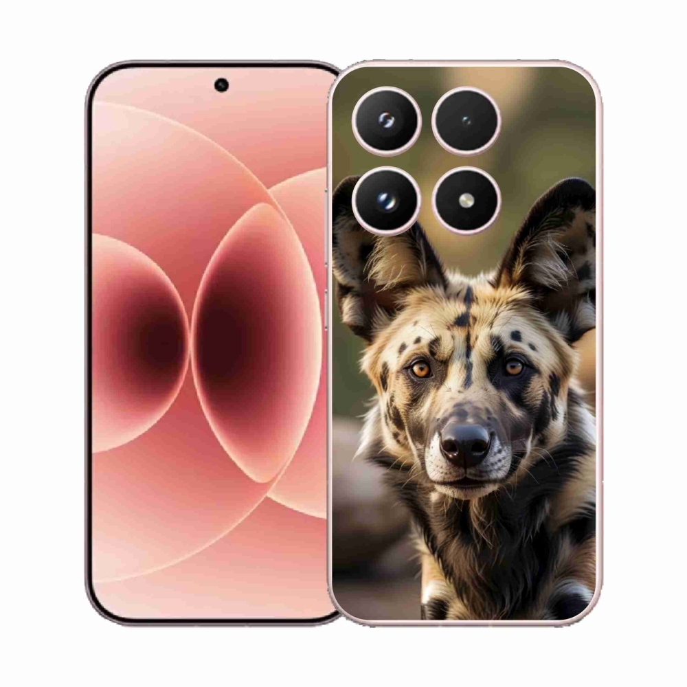 Gelový kryt mmCase na Xiaomi 17 - africký divoký pes