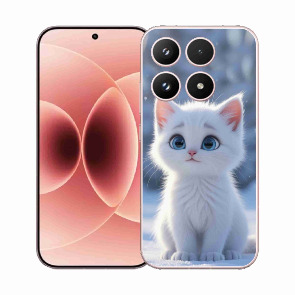 Gelový kryt mmCase na Xiaomi 17 - bílé kotě 3