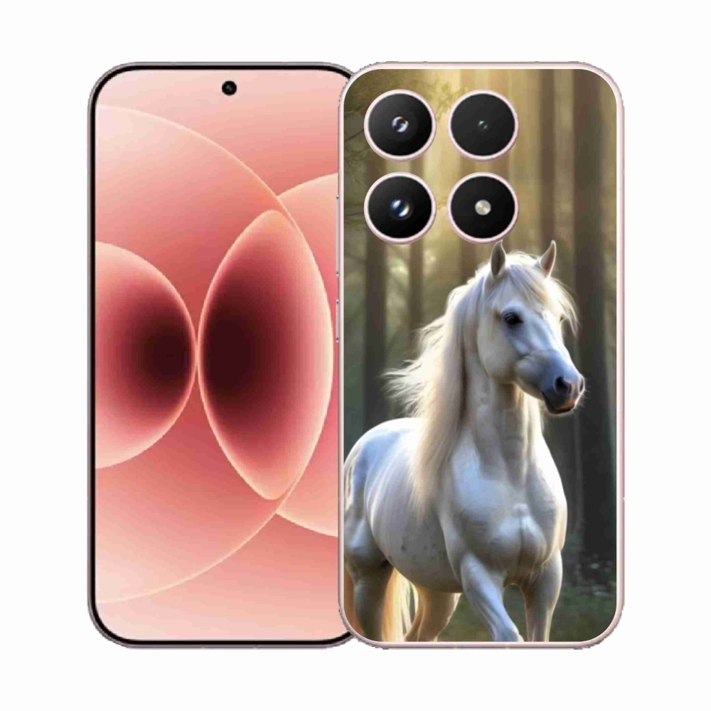 Gelový kryt mmCase na Xiaomi 17 - bílý kůň 3