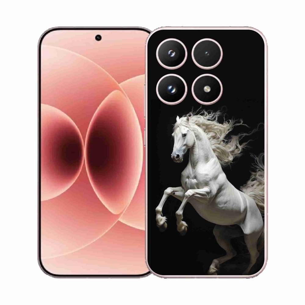 Gelový kryt mmCase na Xiaomi 17 - bílý kůň 4