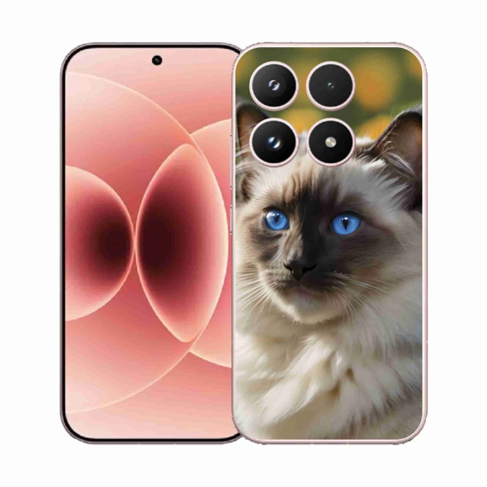 Gelový kryt mmCase na Xiaomi 17 - bílý ragdoll