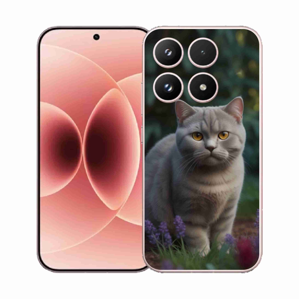 Gelový kryt mmCase na Xiaomi 17 - britská kočka