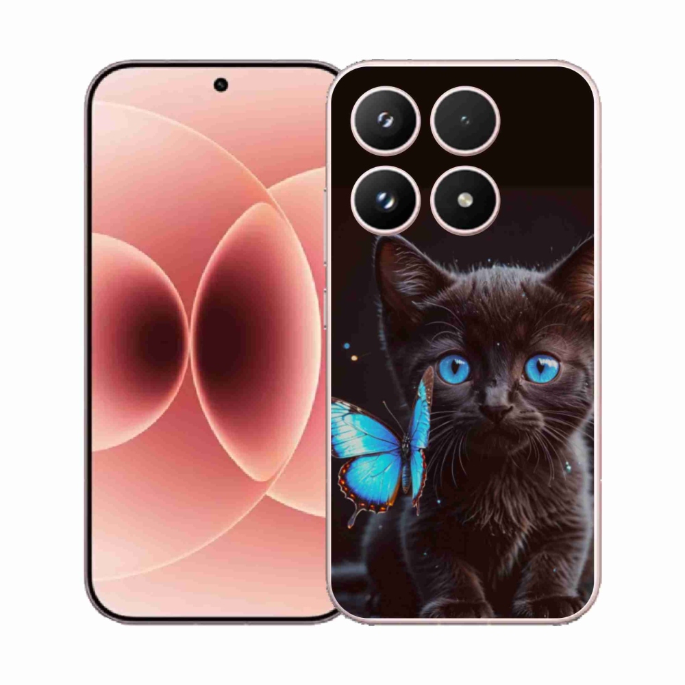 Gelový kryt mmCase na Xiaomi 17 - černé kotě 3