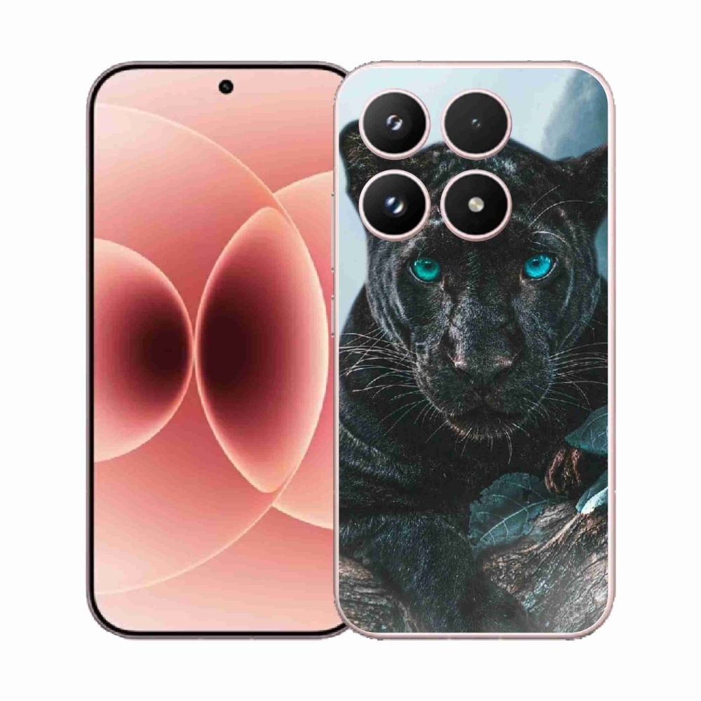 Gelový kryt mmCase na Xiaomi 17 - černý panter