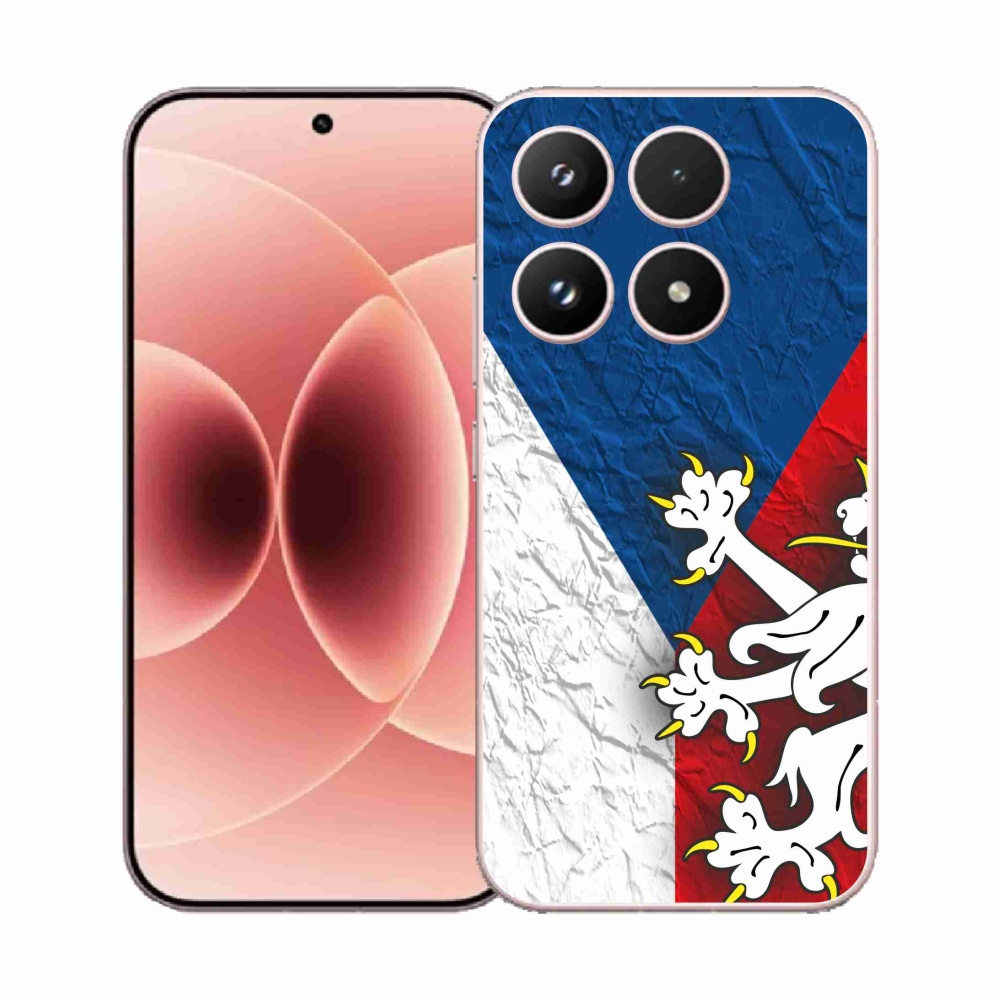 Gelový kryt mmCase na Xiaomi 17 - česká vlajka 1
