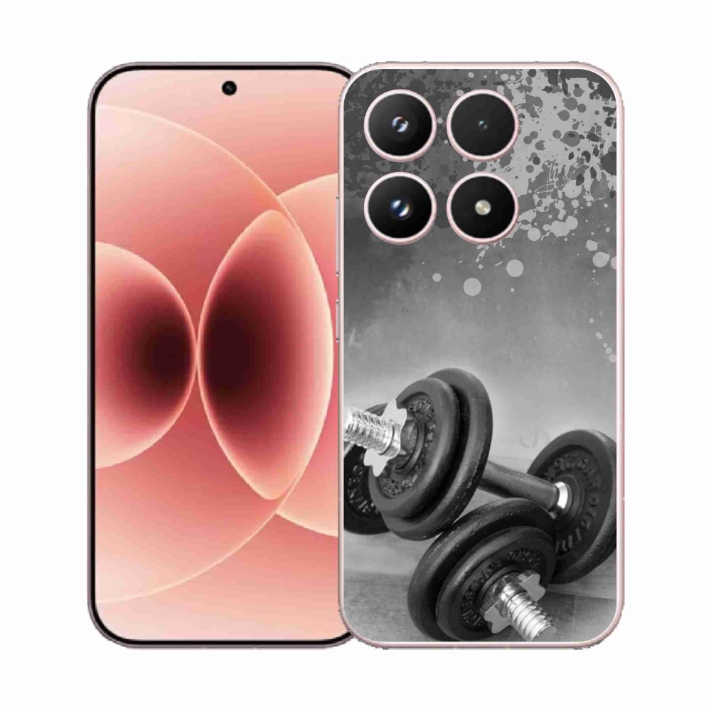 Gelový kryt mmCase na Xiaomi 17 - činky 1