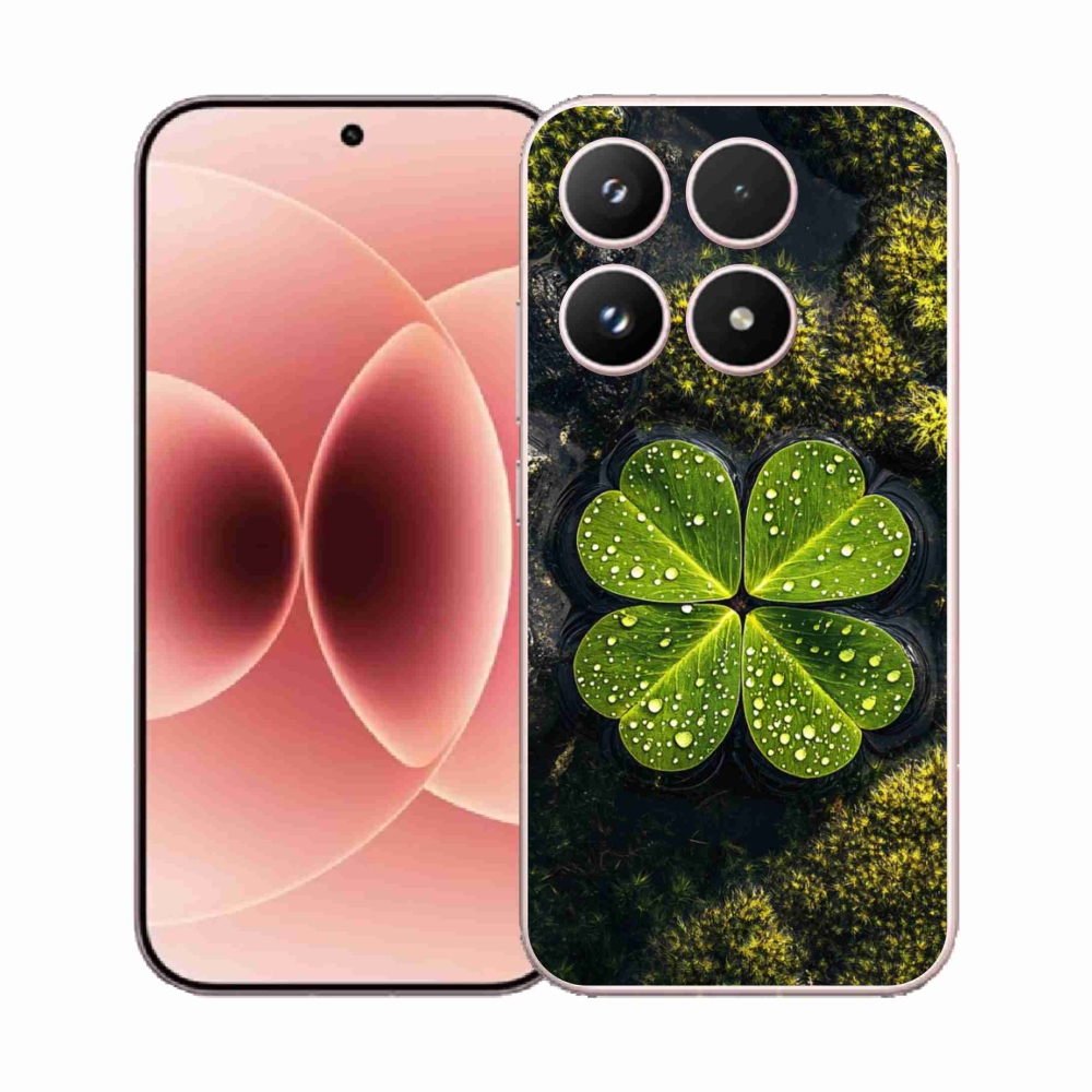 Gelový kryt mmCase na Xiaomi 17 - čtyřlístek