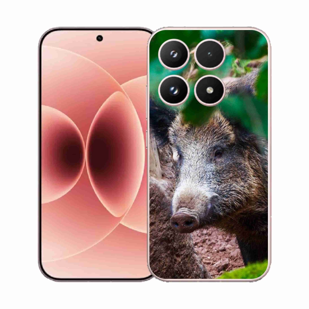 Gelový kryt mmCase na Xiaomi 17 - divoké prase