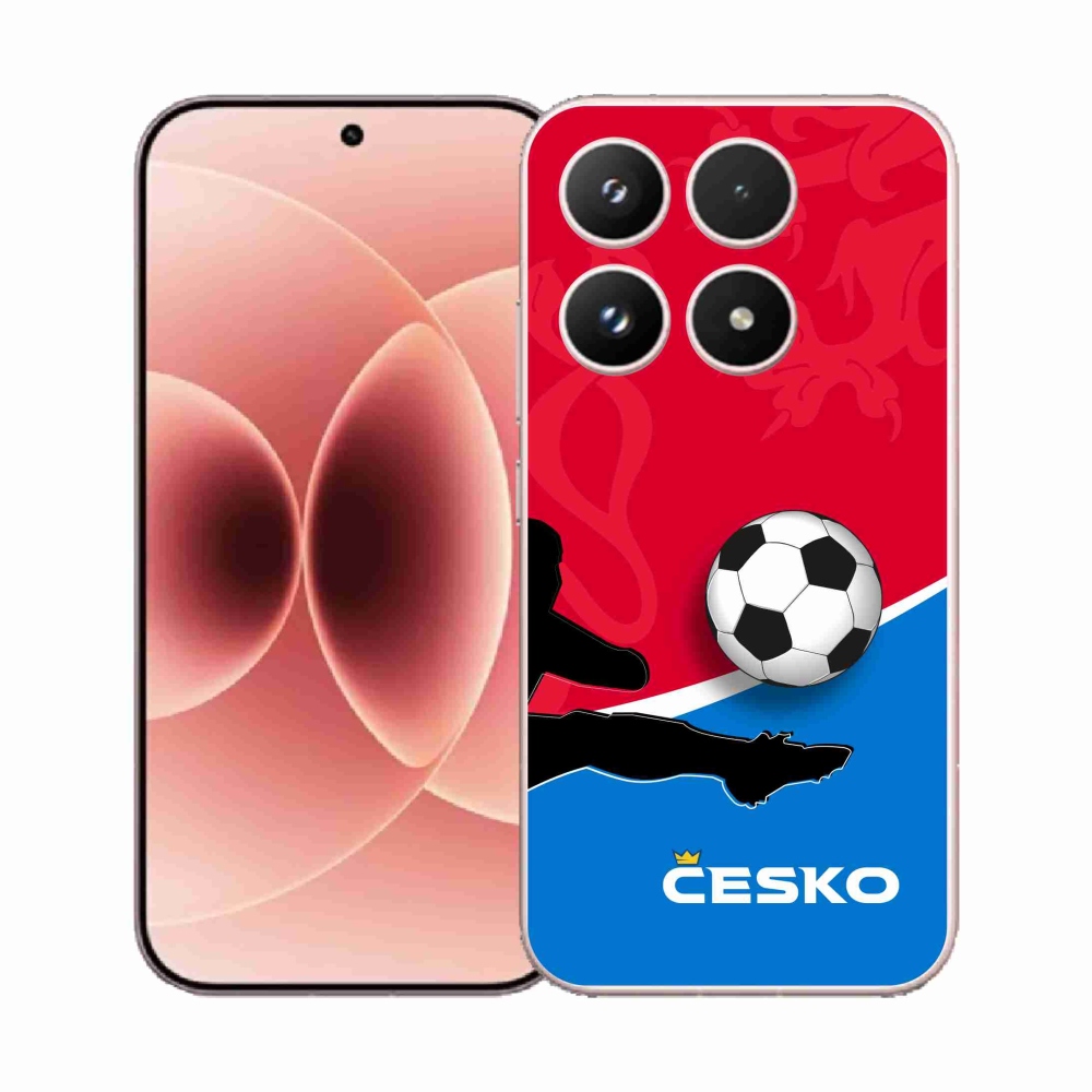 Gelový kryt mmCase na Xiaomi 17 - fotbal Česko 2