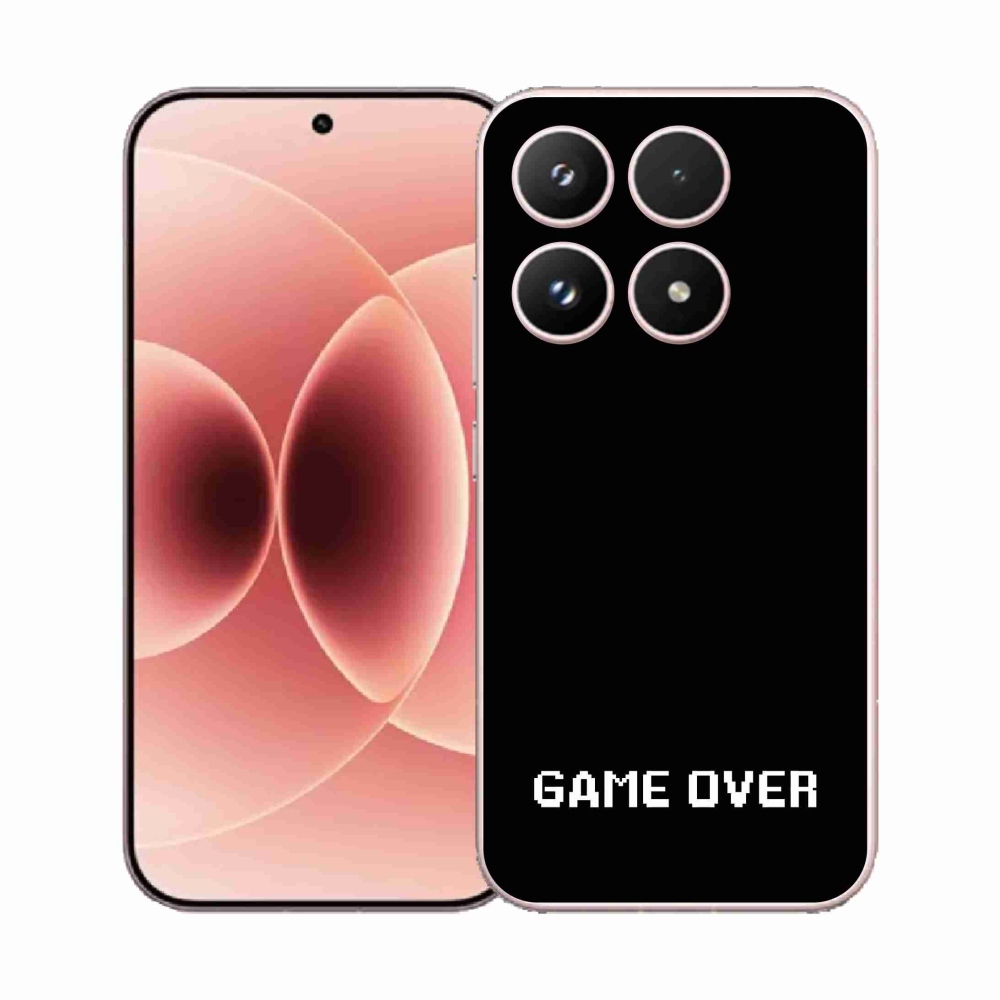 Gelový kryt mmCase na Xiaomi 17 - game over černé pozadí