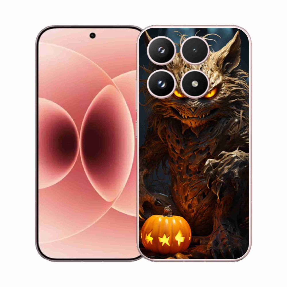 Gelový kryt mmCase na Xiaomi 17 - halloweenská příšera