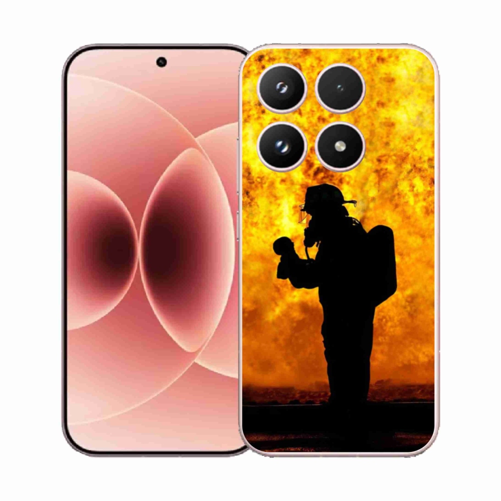 Gelový kryt mmCase na Xiaomi 17 - hasič