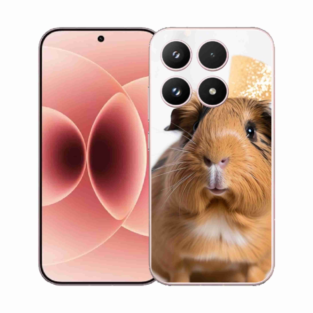 Gelový kryt mmCase na Xiaomi 17 - hnědé morče