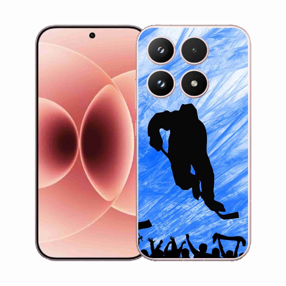 Gelový kryt mmCase na Xiaomi 17 - hokejový hráč