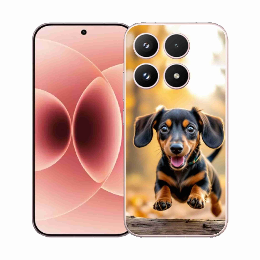 Gelový kryt mmCase na Xiaomi 17 - jezevčík 2