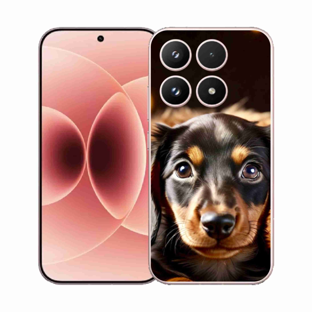 Gelový kryt mmCase na Xiaomi 17 - jezevčík