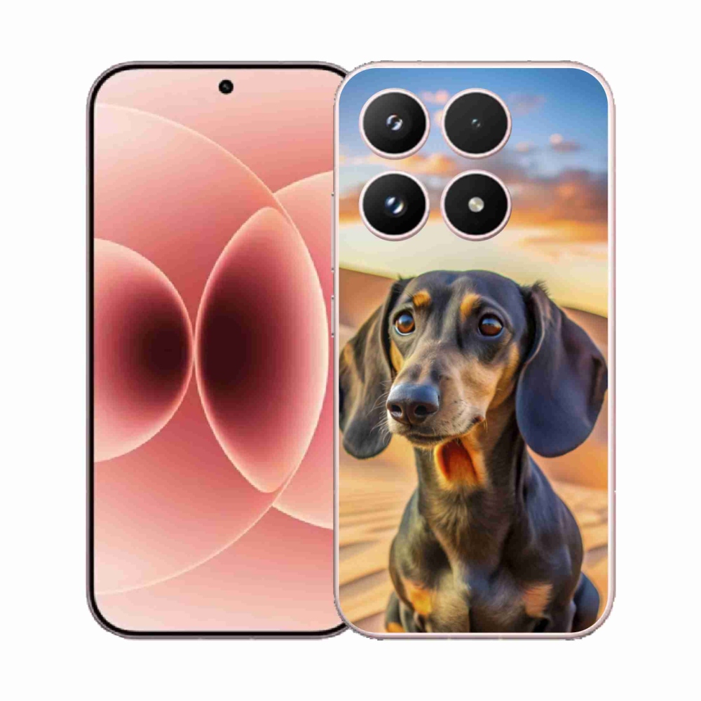 Gelový kryt mmCase na Xiaomi 17 - jezevčík 3 