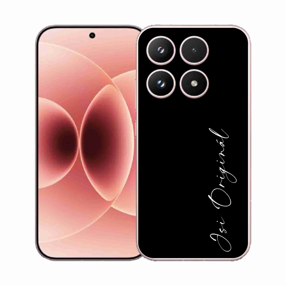 Gelový kryt mmCase na Xiaomi 17 - jsi originál černé pozadí