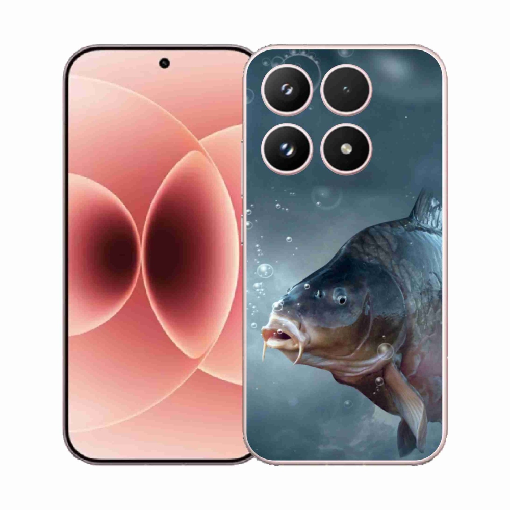 Gelový kryt mmCase na Xiaomi 17 - kapr a bublinky