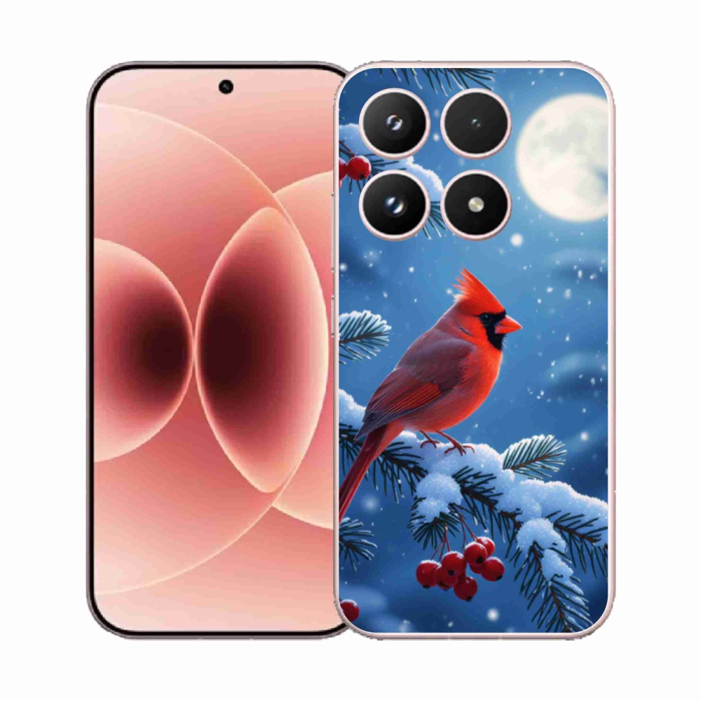 Gelový kryt mmCase na Xiaomi 17 - kardinál červený