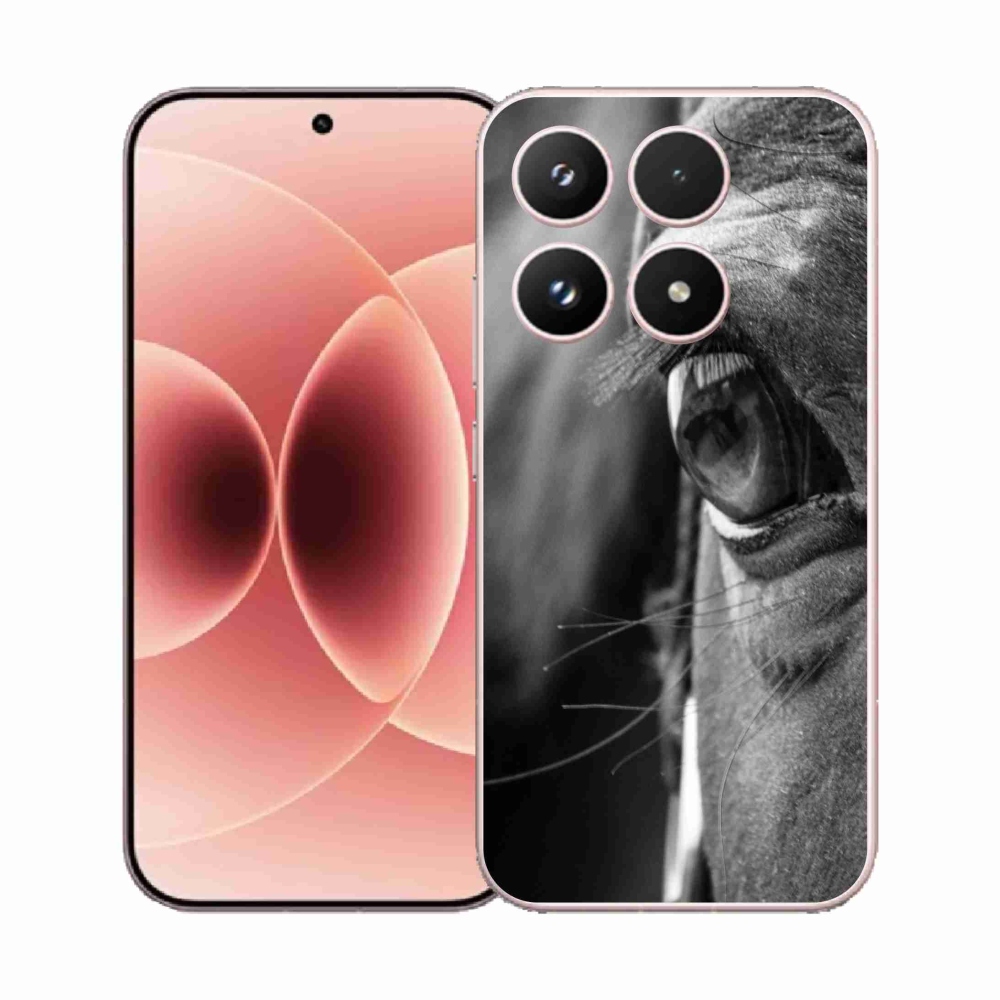 Gelový kryt mmCase na Xiaomi 17 - koňský pohled