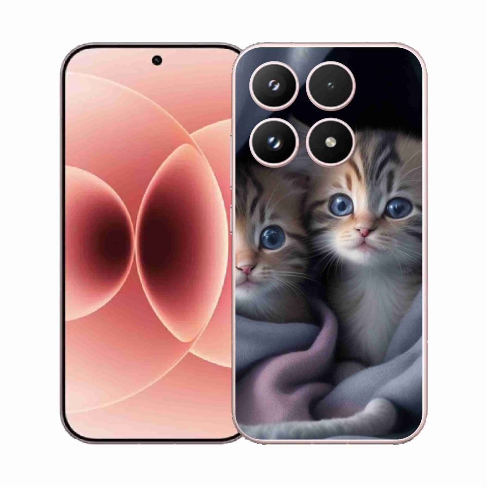Gelový kryt mmCase na Xiaomi 17 - kočičí duo 2