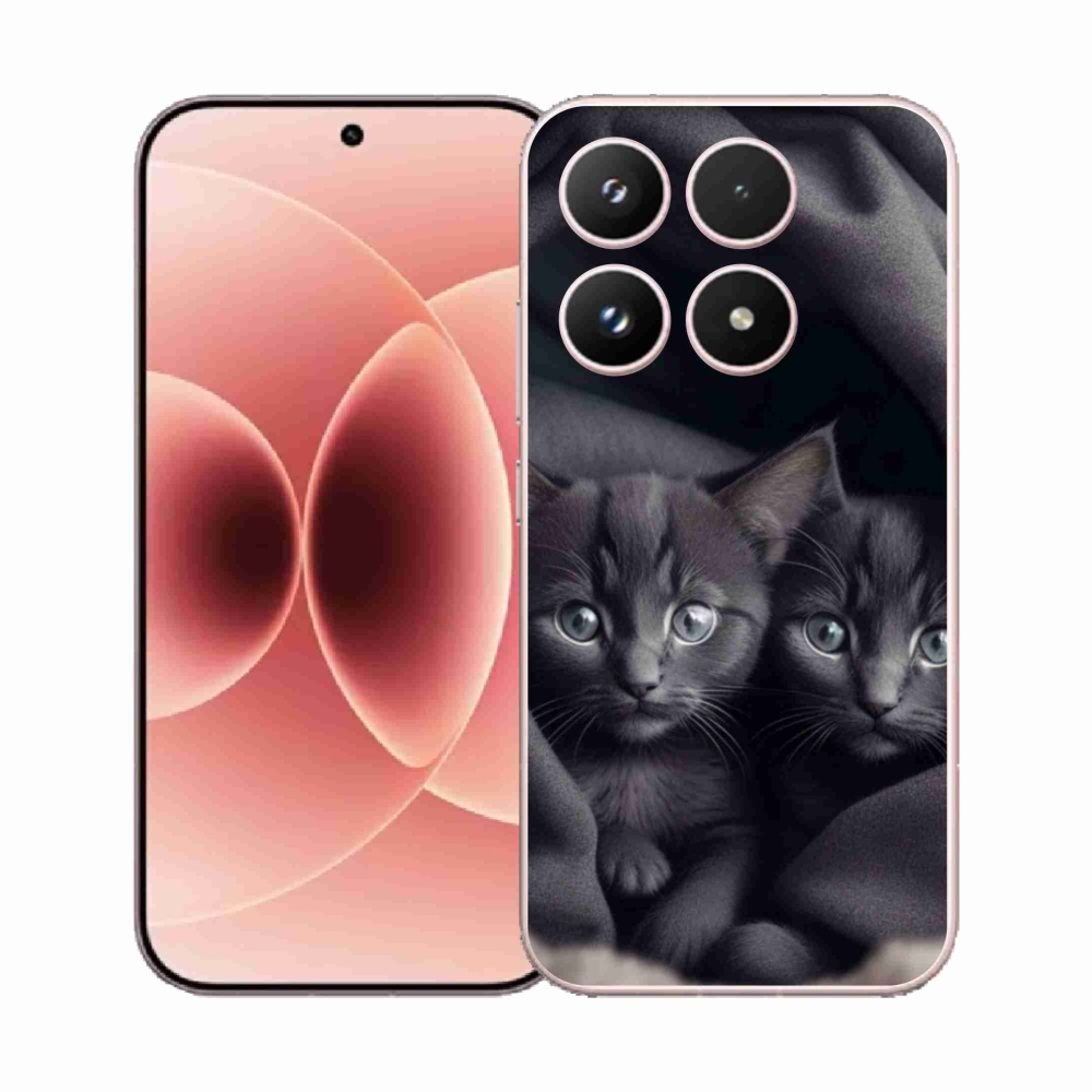 Gelový kryt mmCase na Xiaomi 17 - kočičí duo