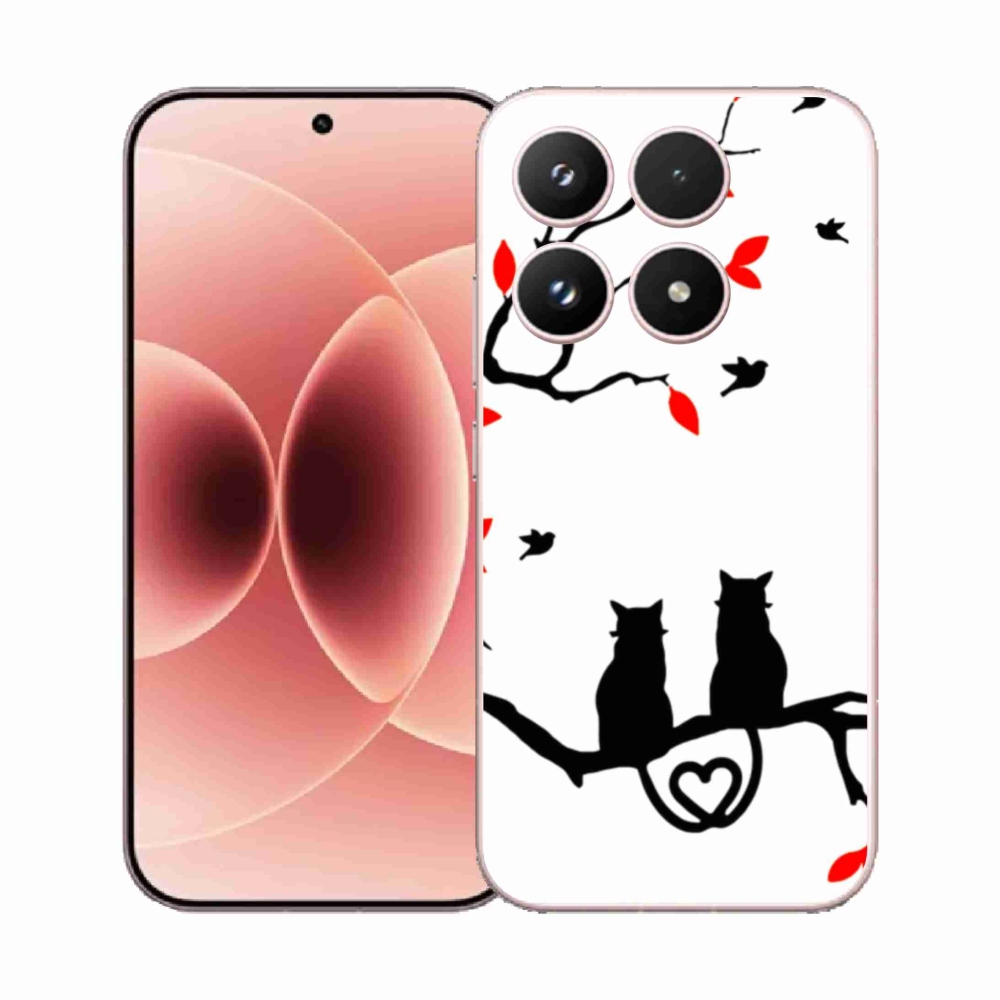 Gelový kryt mmCase na Xiaomi 17 - kočičí láska