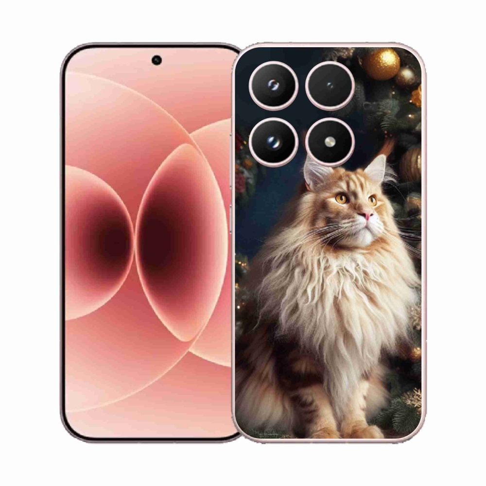 Gelový kryt mmCase na Xiaomi 17 - kočka u stromku