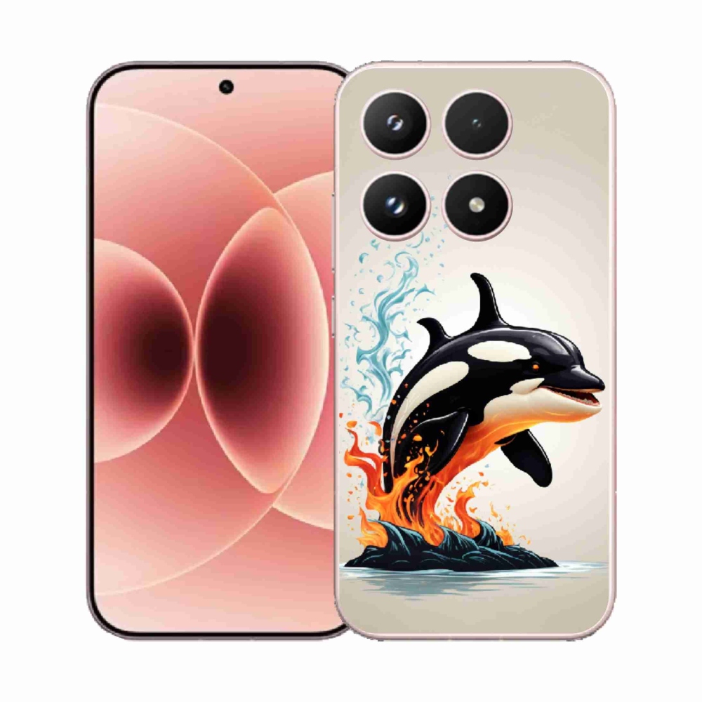 Gelový kryt mmCase na Xiaomi 17 - kosatka