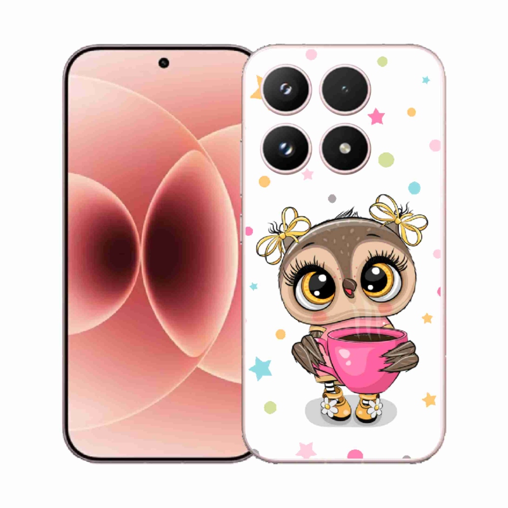 Gelový kryt mmCase na Xiaomi 17 - kreslená sovička