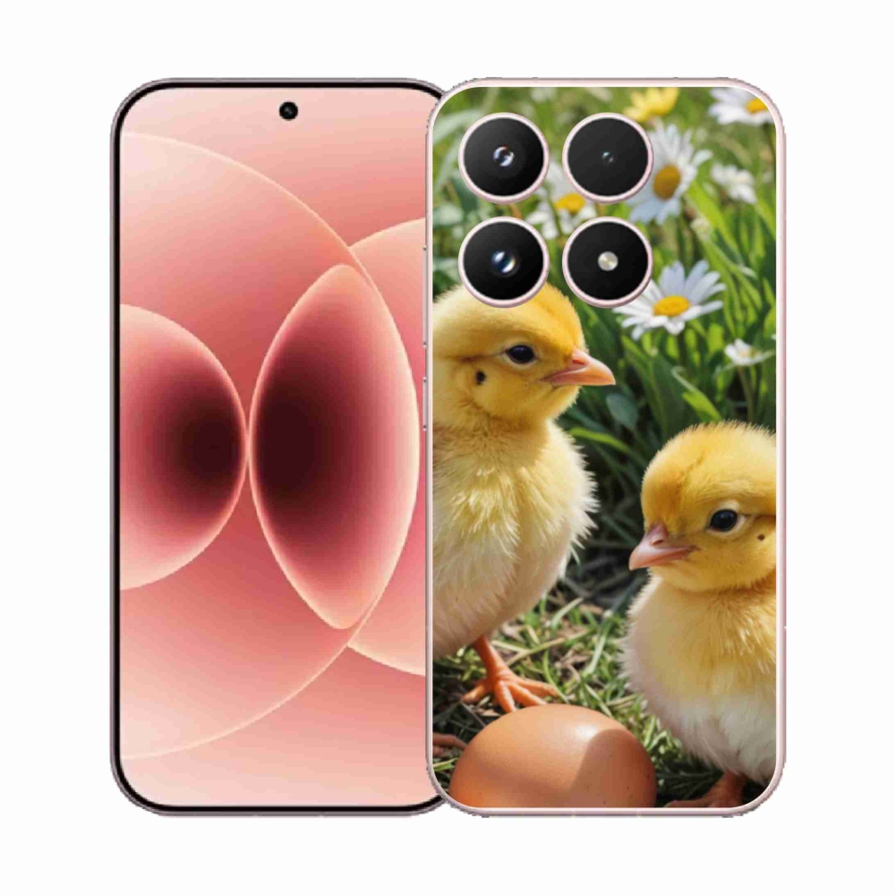 Gelový kryt mmCase na Xiaomi 17 - kuřátka